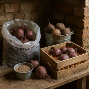 Три креативных способа хранения свёклы без песка для долгой зимовки