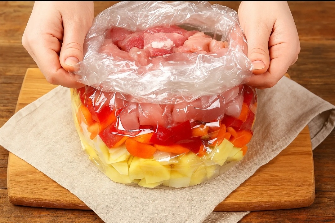Легкий и вкусный ужин в рукаве для всей семьи