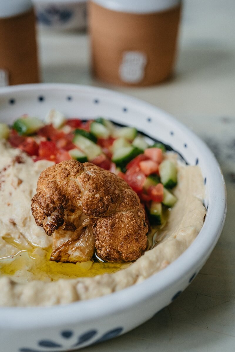 Хумус захра с цветной капустой