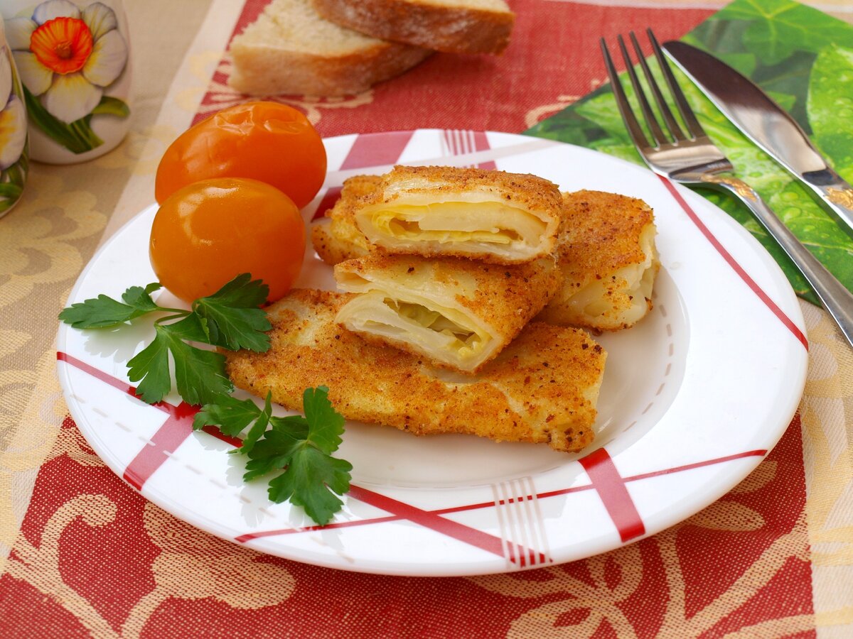 Легкий капустный шницель, который удивит всех