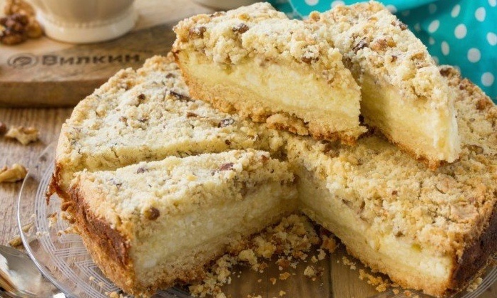 Как приготовить насыпной пирог с творогом: простой и вкусный рецепт