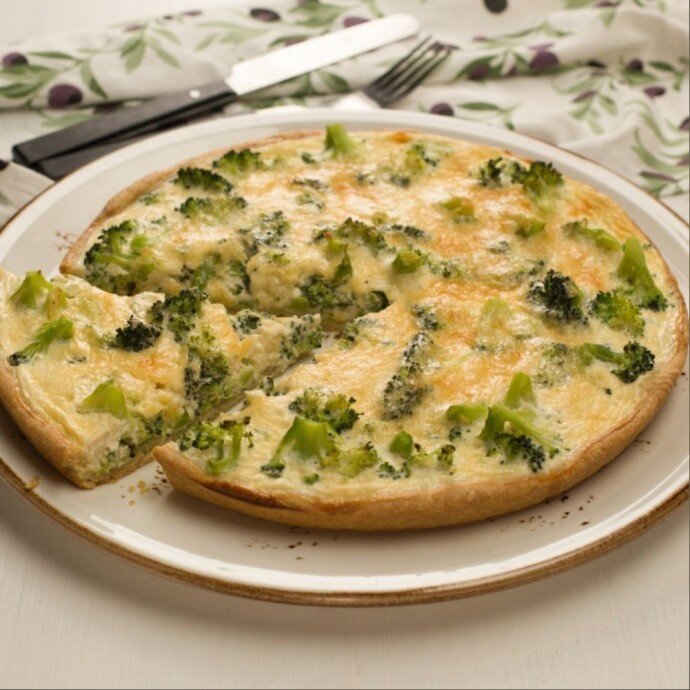 Как приготовить открытый пирог с брокколи в домашних условиях
