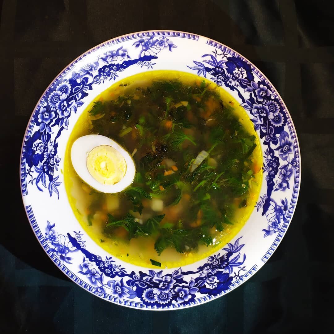 Как приготовить суп из крапивы на курином бульоне