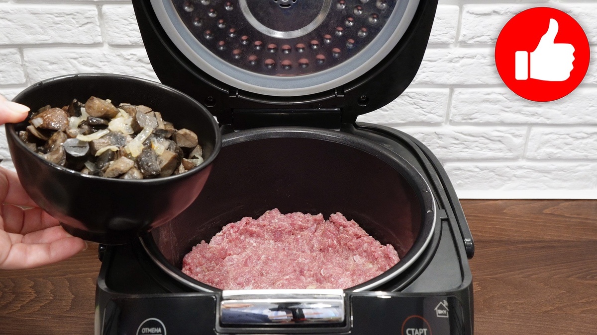 Ароматная запеканка из фарша с грибами: идеальный завтрак в мультиварке