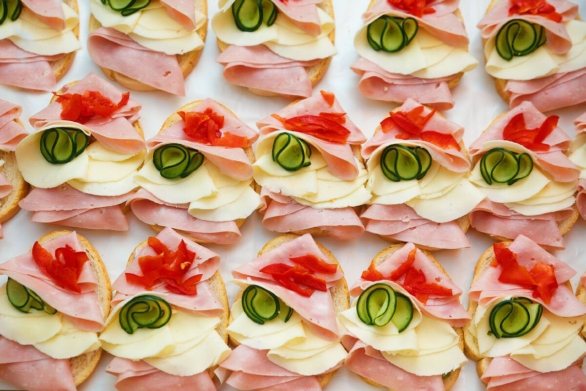 Вдохновляющие бутерброды «Весенние цветы»