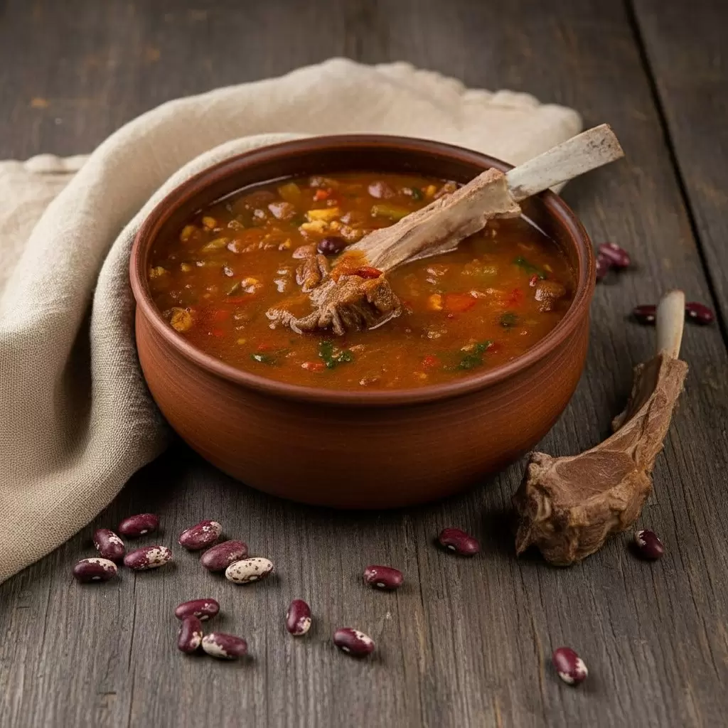 Как приготовить ароматный фасолевый суп Кадуры Баш